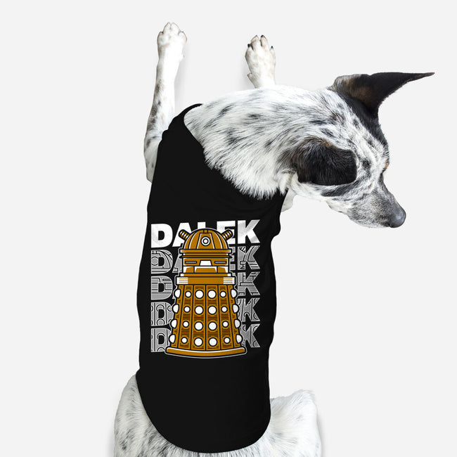 Dalek-dog basic pet tank-Logozaste