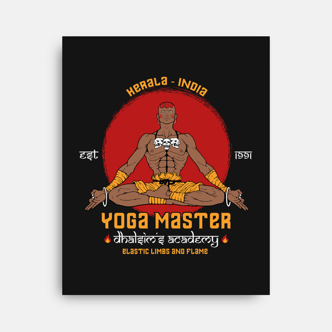 Yoga Master-none stretched canvas-Melonseta