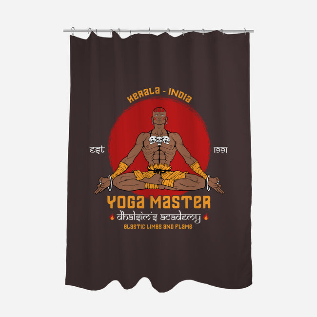 Yoga Master-none polyester shower curtain-Melonseta