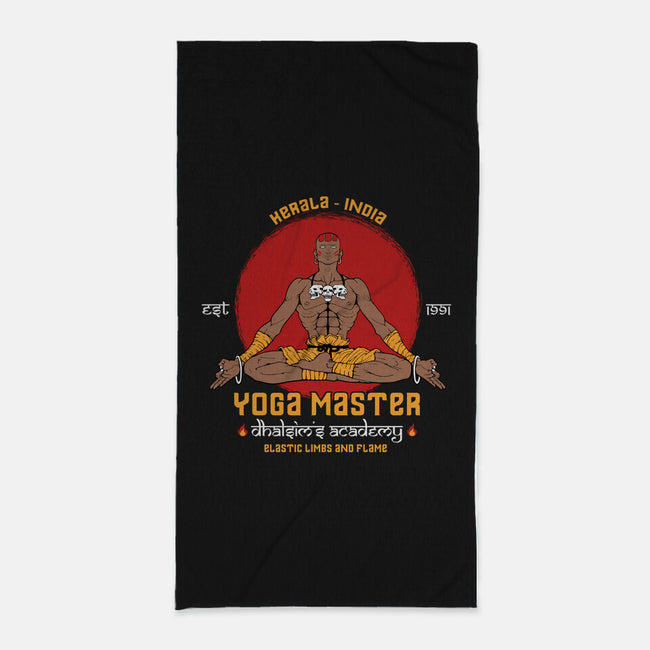 Yoga Master-none beach towel-Melonseta
