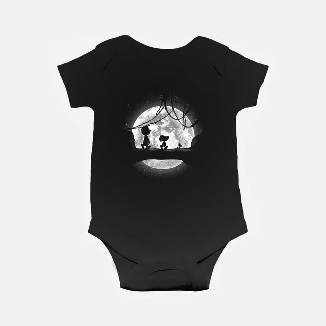 Moonlight Snoop-baby basic onesie-fanfreak1