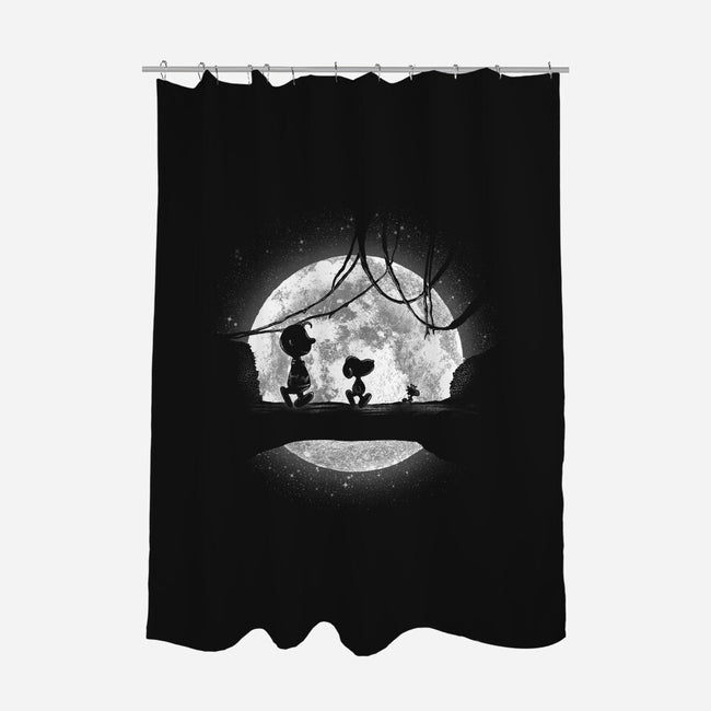 Moonlight Snoop-none polyester shower curtain-fanfreak1