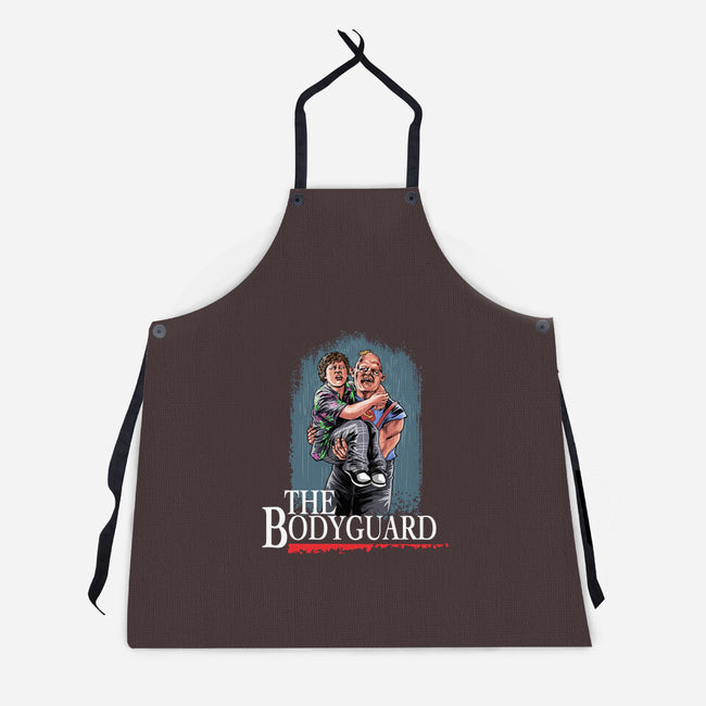 The Pirate Bodyguard-unisex kitchen apron-zascanauta