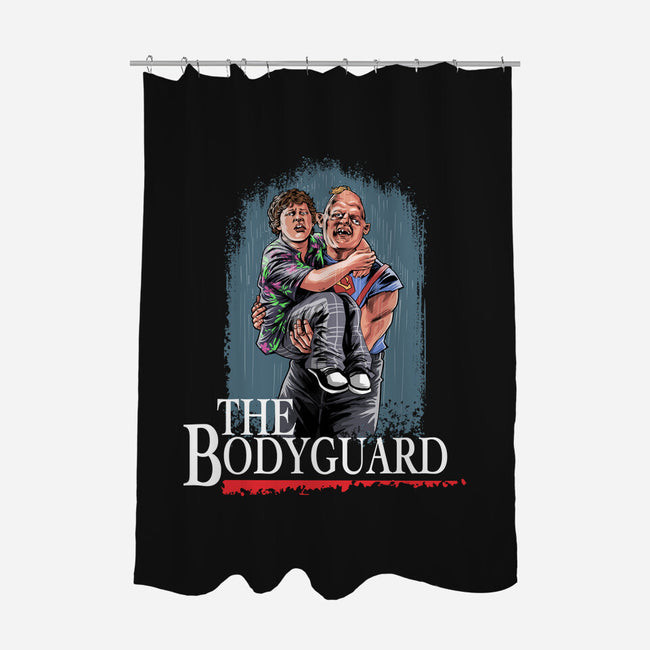 The Pirate Bodyguard-none polyester shower curtain-zascanauta