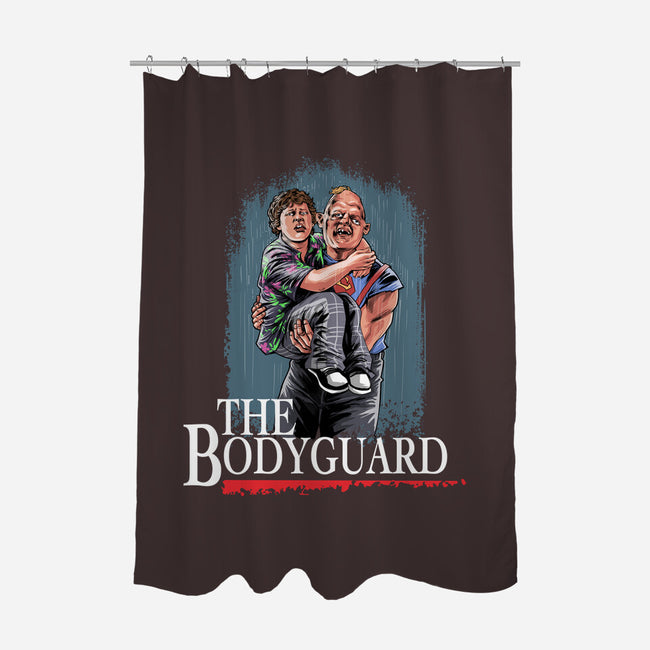 The Pirate Bodyguard-none polyester shower curtain-zascanauta