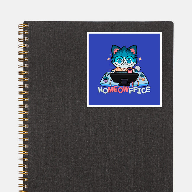 Homeowffice-none glossy sticker-Studio Susto