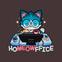 Homeowffice-none zippered laptop sleeve-Studio Susto