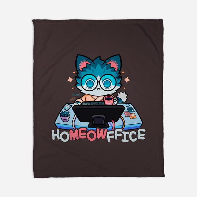 Homeowffice-none fleece blanket-Studio Susto