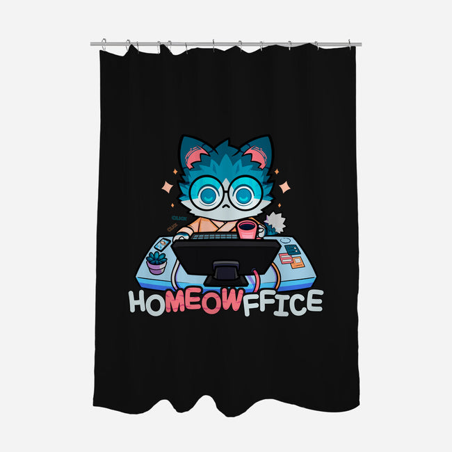 Homeowffice-none polyester shower curtain-Studio Susto