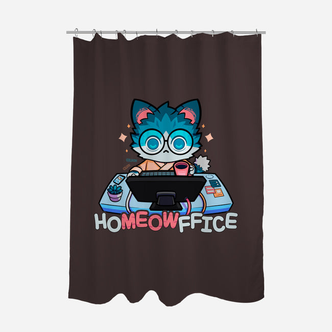 Homeowffice-none polyester shower curtain-Studio Susto