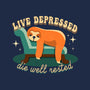 Live And Rest-none removable cover throw pillow-Unfortunately Cool