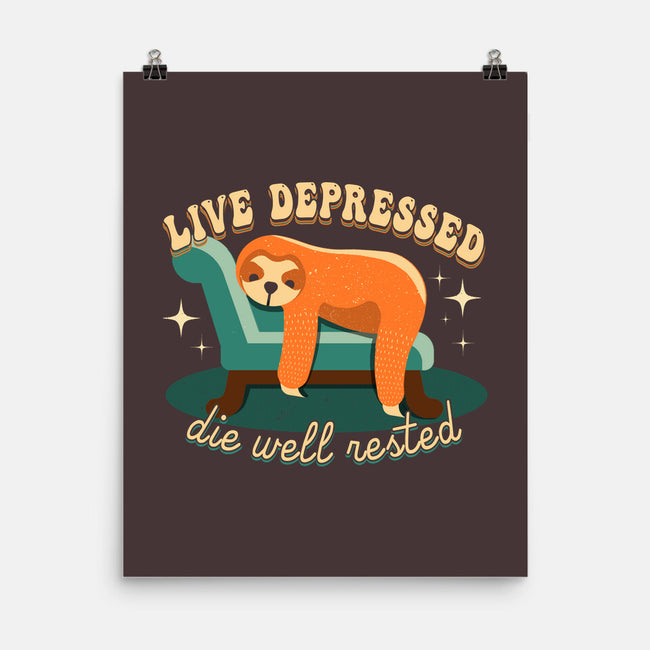 Live And Rest-none matte poster-Unfortunately Cool