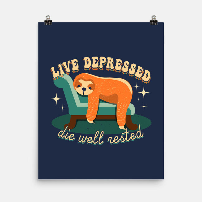 Live And Rest-none matte poster-Unfortunately Cool