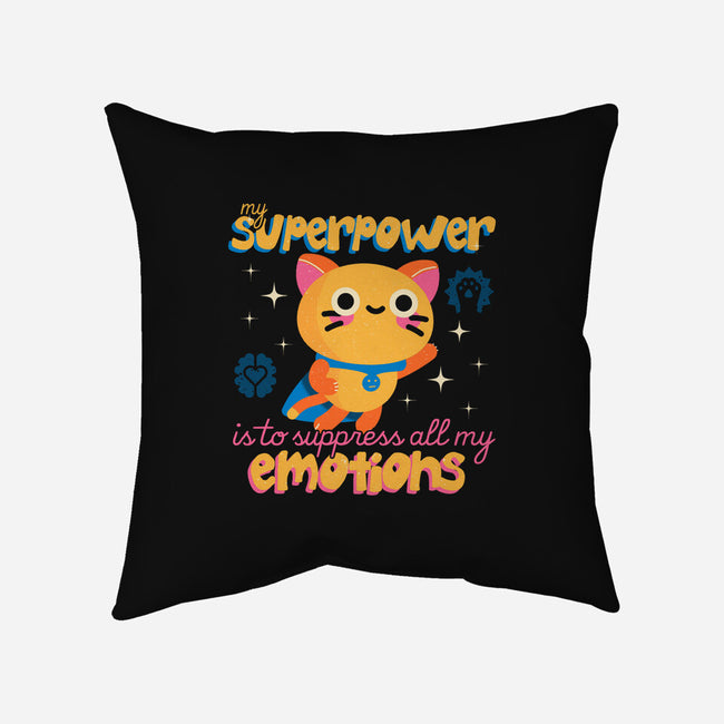 Super Suppressor-none removable cover throw pillow-Unfortunately Cool