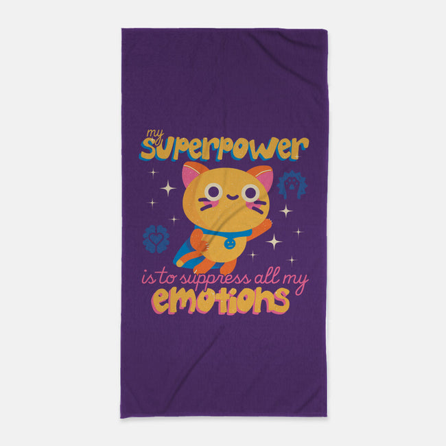 Super Suppressor-none beach towel-Unfortunately Cool