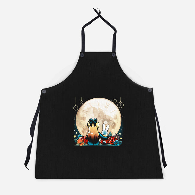 Wonder Moon-unisex kitchen apron-Vallina84