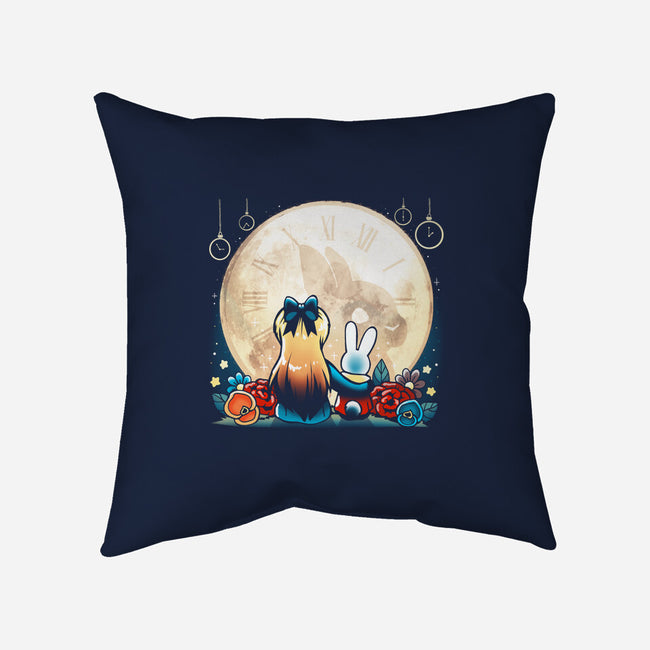 Wonder Moon-none removable cover throw pillow-Vallina84