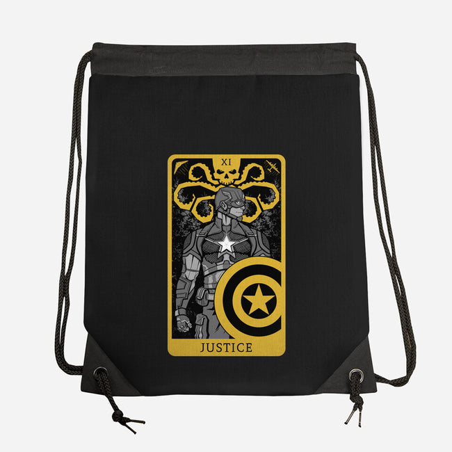 Justice Card-none drawstring bag-danielmorris1993
