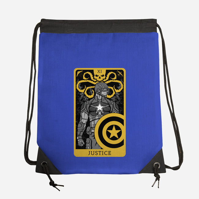 Justice Card-none drawstring bag-danielmorris1993