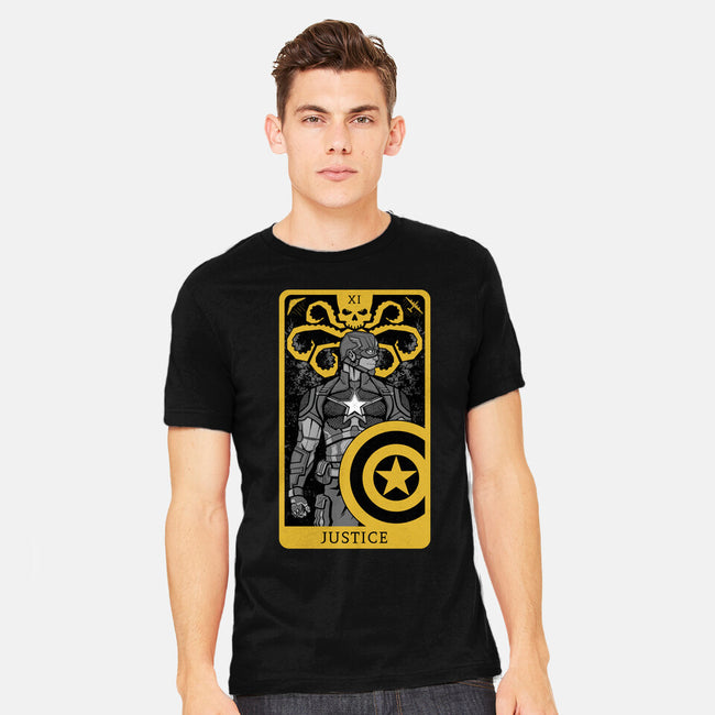 Justice Card-mens heavyweight tee-danielmorris1993