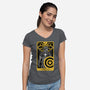 Justice Card-womens v-neck tee-danielmorris1993