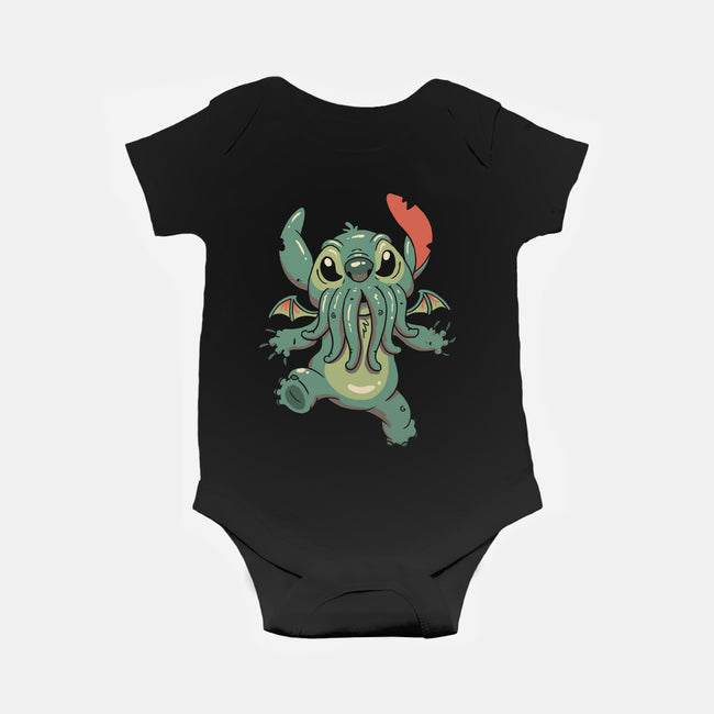 Alien Cthulhu-baby basic onesie-vp021