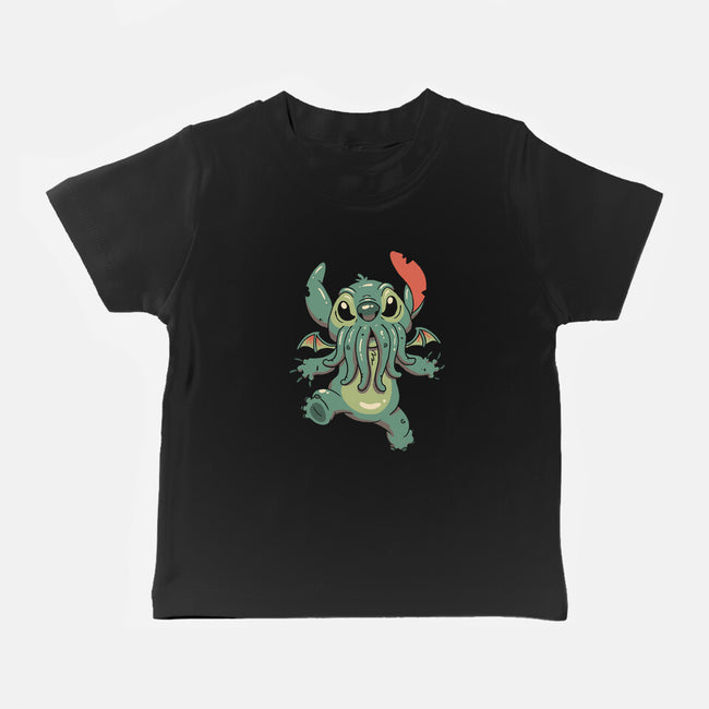 Alien Cthulhu-baby basic tee-vp021