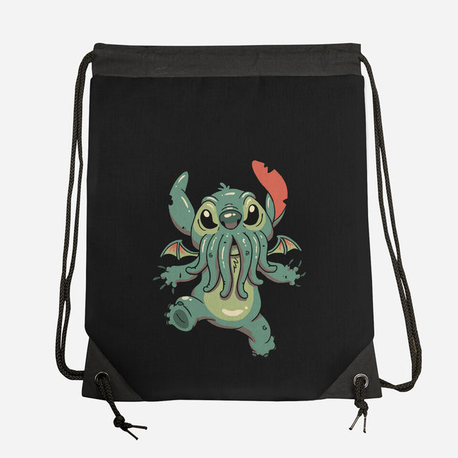 Alien Cthulhu-none drawstring bag-vp021