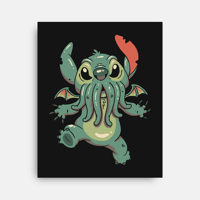 Alien Cthulhu-none stretched canvas-vp021