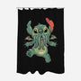 Alien Cthulhu-none polyester shower curtain-vp021