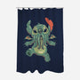 Alien Cthulhu-none polyester shower curtain-vp021