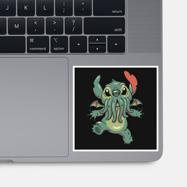 Alien Cthulhu-none glossy sticker-vp021