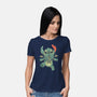 Alien Cthulhu-womens basic tee-vp021