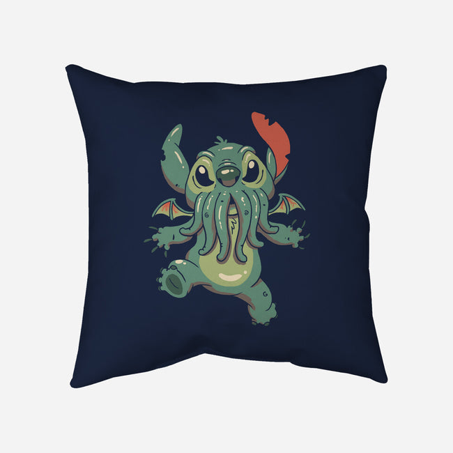 Alien Cthulhu-none removable cover w insert throw pillow-vp021
