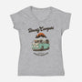 Bounty Campers-womens v-neck tee-retrodivision