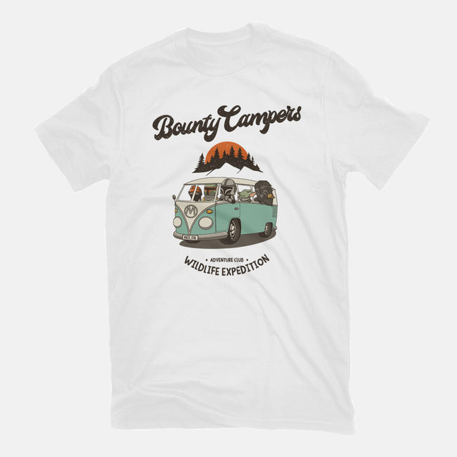 Bounty Campers-womens basic tee-retrodivision