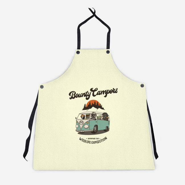 Bounty Campers-unisex kitchen apron-retrodivision
