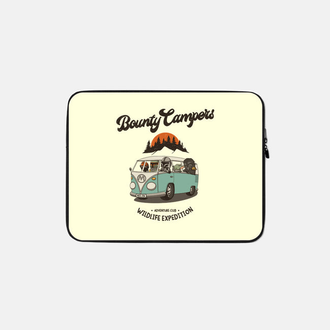 Bounty Campers-none zippered laptop sleeve-retrodivision