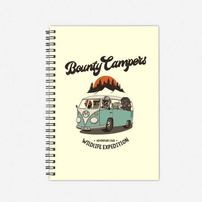 Bounty Campers-none dot grid notebook-retrodivision
