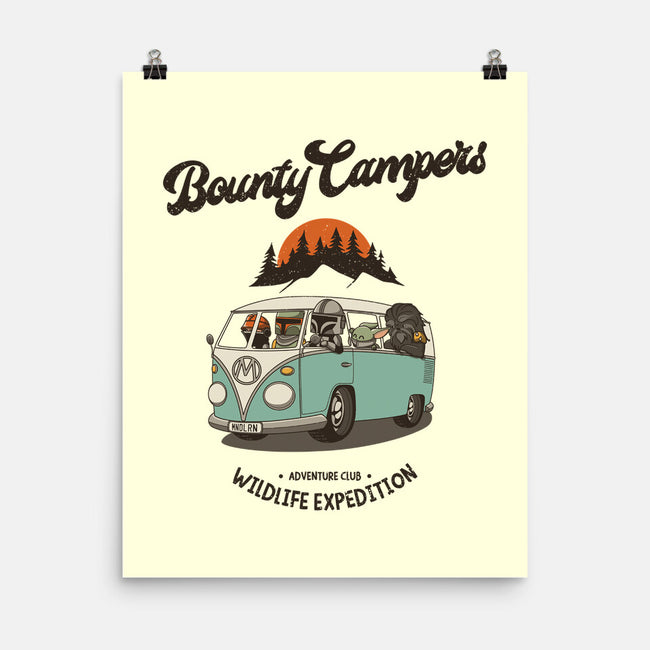 Bounty Campers-none matte poster-retrodivision