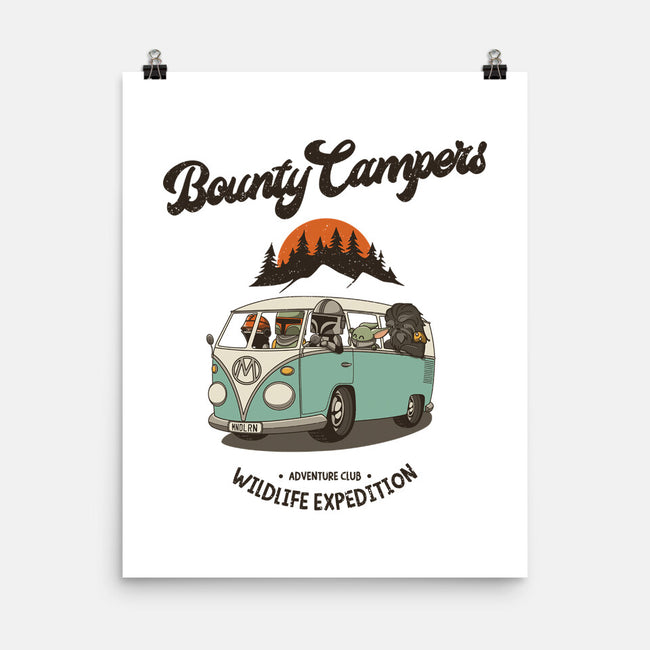 Bounty Campers-none matte poster-retrodivision