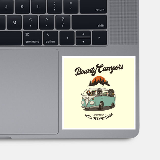 Bounty Campers-none glossy sticker-retrodivision