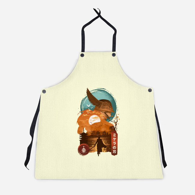 Elden Boss Ukiyo-unisex kitchen apron-hirolabs