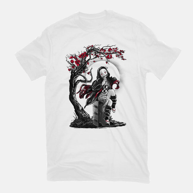 Human Turned Demon-womens basic tee-ddjvigo