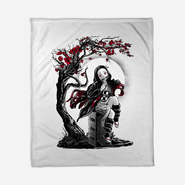 Human Turned Demon-none fleece blanket-ddjvigo