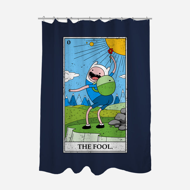 The Fool-none polyester shower curtain-drbutler