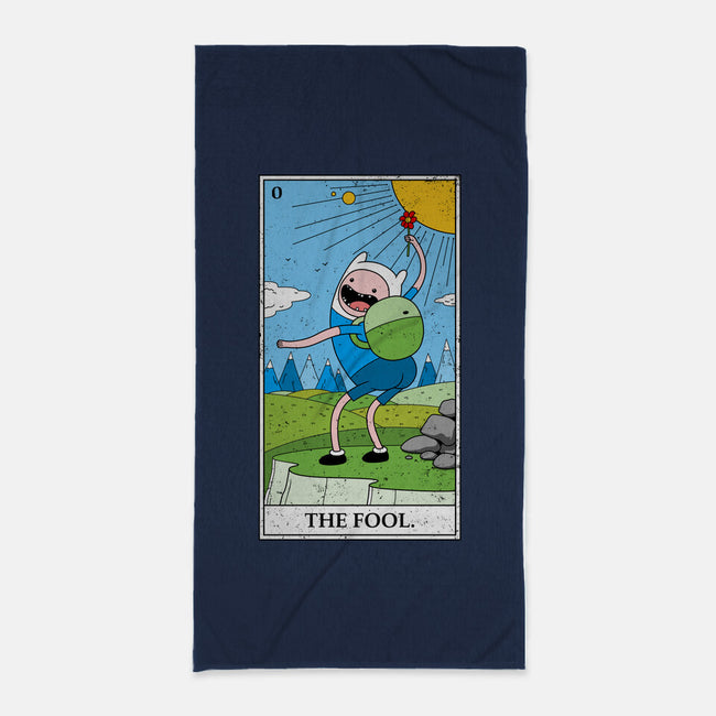 The Fool-none beach towel-drbutler