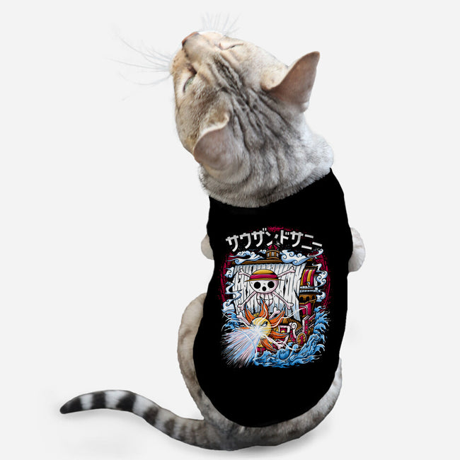Pirate Ship Power-cat basic pet tank-NSDESIGNS