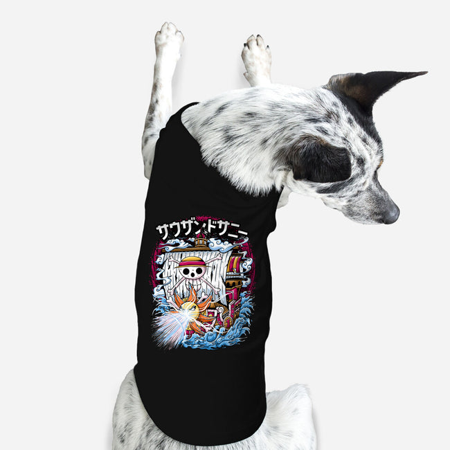 Pirate Ship Power-dog basic pet tank-NSDESIGNS