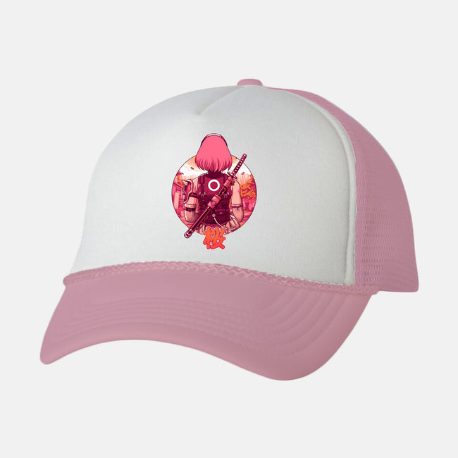Autumn Cherry-unisex trucker hat-Bruno Mota